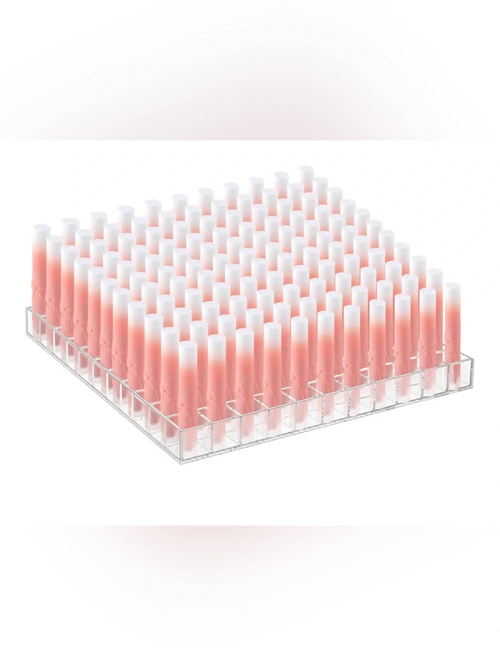 Lipstick Holder Clear Acrylic Organizer Makeup Lip Gloss Organizer